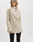 CAMILLE FAUX SHEARLING REVERSIBLE COAT