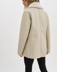 CAMILLE FAUX SHEARLING REVERSIBLE COAT