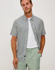 CARSON WAVY BATIK SHORT SLEEVE SHIRT