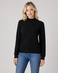 ESSENTIAL MOCK NECK SWEATER