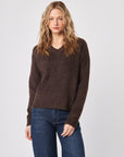CHARLIE OVERSIZE V-NECK SWEATER