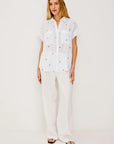 CITO BLUEBELL CARNATIONS SHORT SLEEVE SHIRT