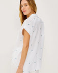 CITO BLUEBELL CARNATIONS SHORT SLEEVE SHIRT