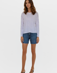 DOUBLE HEARTS LONG SLEEVE PERFECT TEE