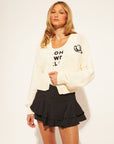 COLT COWGIRL EMBROIDERED OPEN CARDI