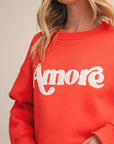 AMORE FLEECE SWEATSHIRT