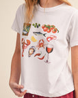 SEAFOOD IN SANTORINI TEE