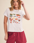 SEAFOOD IN SANTORINI TEE