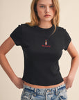 HOT & SPICY EMBROIDERED TEE