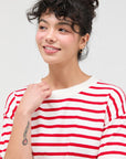 STRIPED CROP TEE