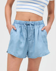 LYOCELL DRAWSTRING SHORTS