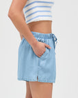 LYOCELL DRAWSTRING SHORTS