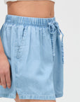 LYOCELL DRAWSTRING SHORTS