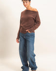 OFF THE SHOULDER SWEATER