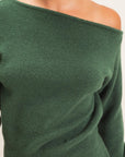 OFF THE SHOULDER SWEATER