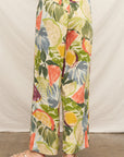 TROPICAL CITRUS FLOWY PANT