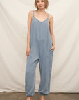 SLOUCHY DENIM JUMPSUIT