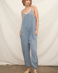 SLOUCHY DENIM JUMPSUIT