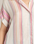 LURAX STRIPED SHORT SLEEVE SHIRT