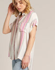 LURAX STRIPED SHORT SLEEVE SHIRT