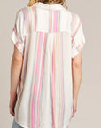 LURAX STRIPED SHORT SLEEVE SHIRT