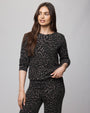 LEOPARD CREW NECK SWEATER