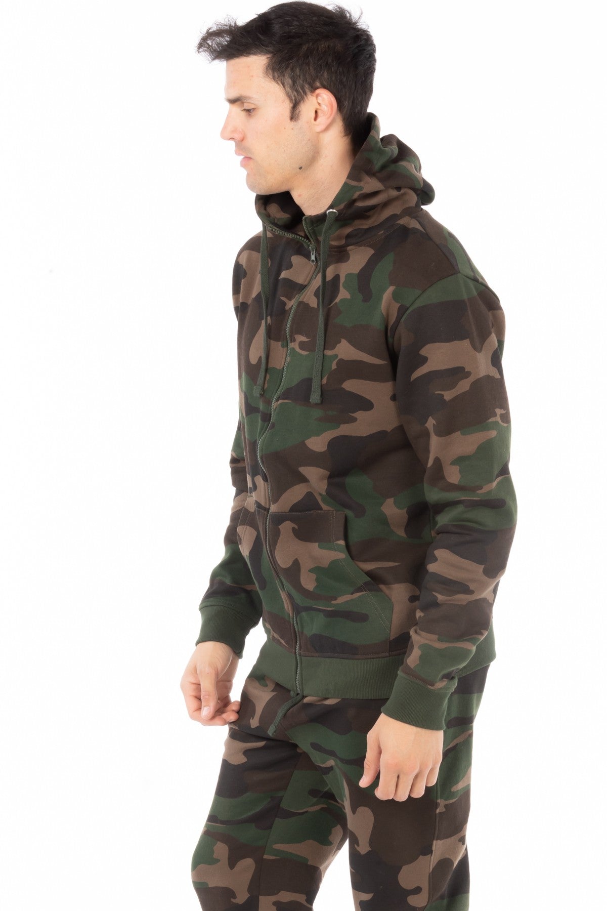 CAMO ZIP HOODIE