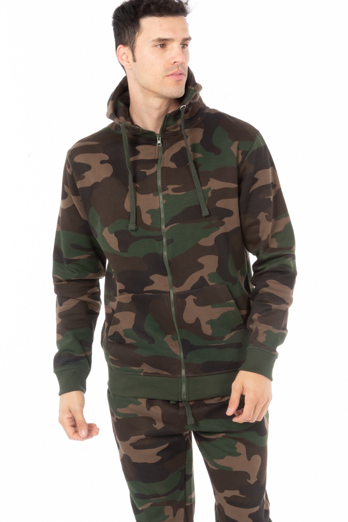 CAMO ZIP HOODIE