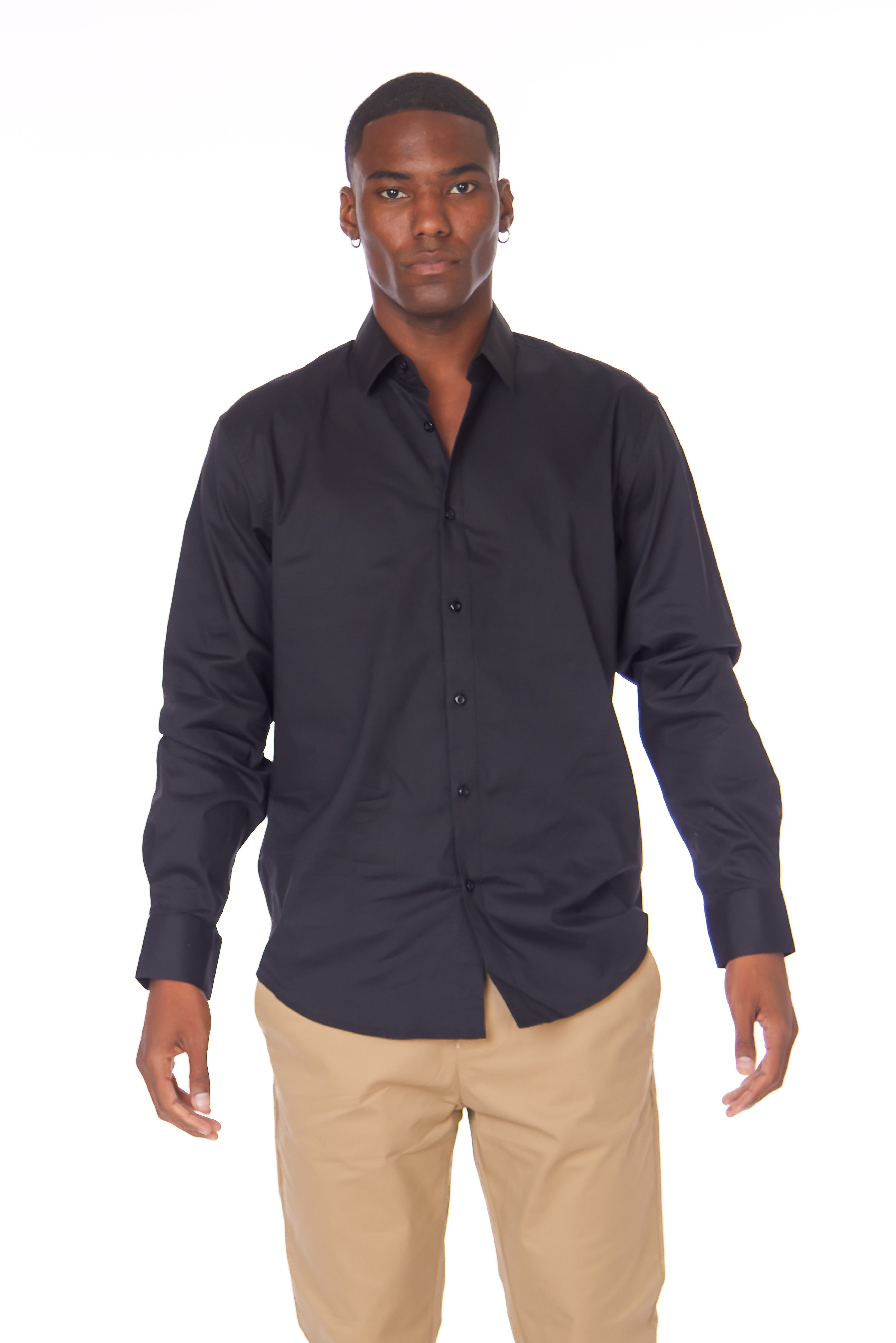 LONG SLEEVE BUTTON UP SHIRT