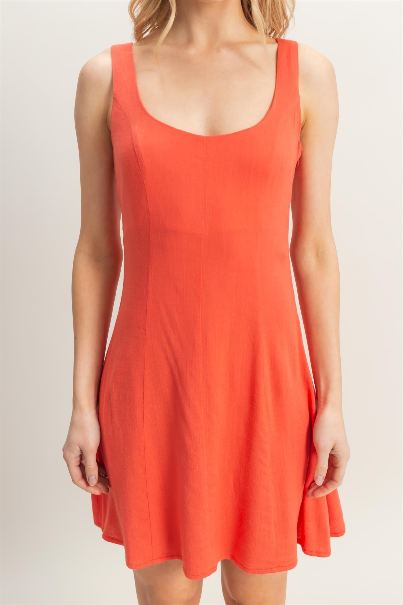 PRINCESS SEAM MINI DRESS