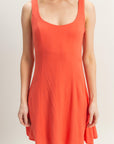 PRINCESS SEAM MINI DRESS