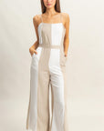 VERTICAL STRIPE JUMPSUIT