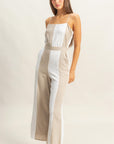 VERTICAL STRIPE JUMPSUIT