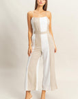 VERTICAL STRIPE JUMPSUIT