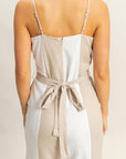 VERTICAL STRIPE JUMPSUIT