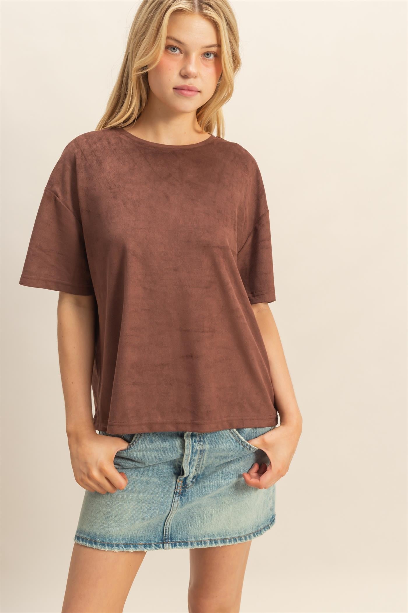ULTRA SUEDE TEE