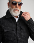 HUNTER HOUNDSTOOTH KNIT JACKET
