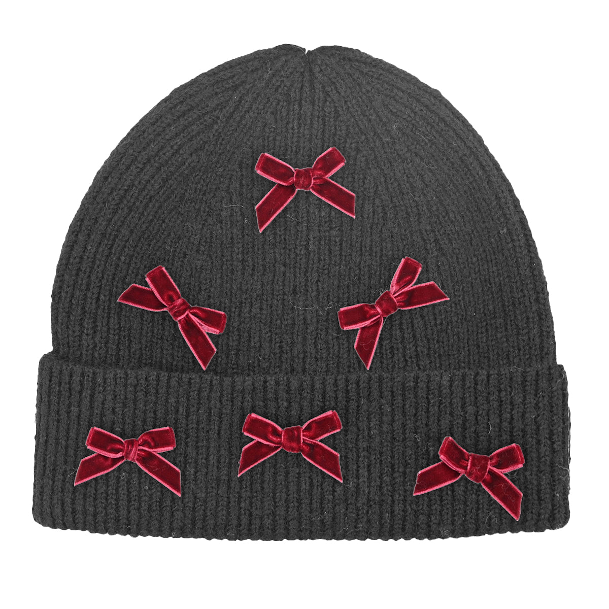 VELVET BOWS BEANIE