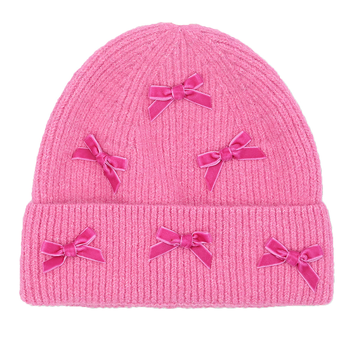 VELVET BOWS BEANIE