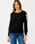 FLORAL EMBROIDERED SWEATER