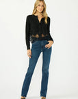 LACE TRIM CARDIGAN