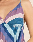 BOLD CHEVRON STRIPE MAXI DRESS