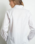 RHINESTONE CLUSTERS LONG SLEEVE SHIRT