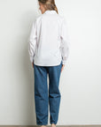 RHINESTONE CLUSTERS LONG SLEEVE SHIRT