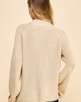 SINGLE STRIPE SLEEVE SWEATER