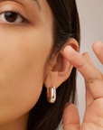 PUFFY U-LINK EARRING