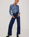 JOSEPHINE SHIBORI LONG SLEEVE SHIRT