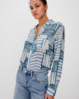 JOSEPHINE MIXED STRIPE LONG SLEEVE SHIRT