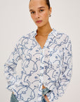 JOSEPHINE NAUTICAL CHAINS LONG SLEEVE SHIRT