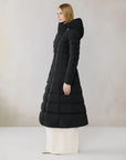 *COMING SOON* JUDY-L ASYMMETRIC STRETCH DOWN MAXI COAT